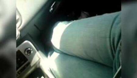 37_Young working girl car sucking white cock on hidden cam outdoor in public parking!