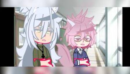 dos lobos en una escuela[gacha/gay]