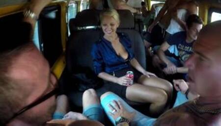 Brutal gangbang with a horny MILF