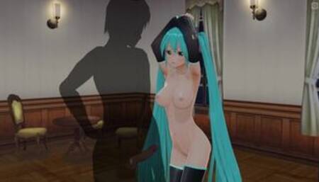 3D HENTAI Bound Hatsune Miku gets fucked