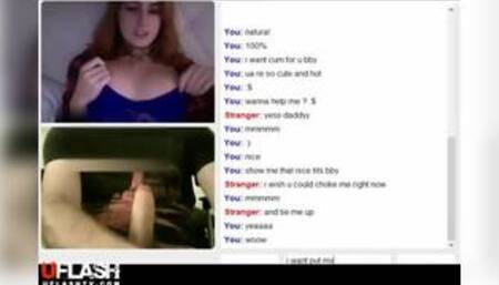 Redhead Sub Tease on Omegle