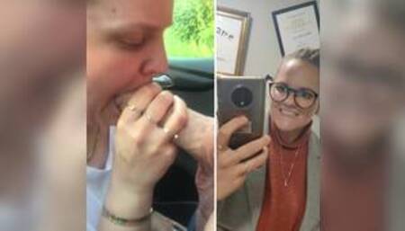 Danske Sofie fra Aalborg sutter en stor fed pik