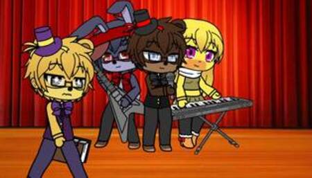 Fnaf Gacha | Fredbear/Chris X Goldie/Cassidy