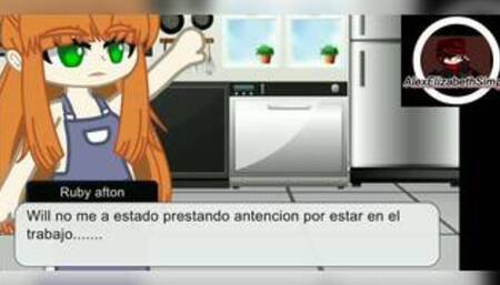 My old model of Mrs.Afton getting fucked by the boyfriend of her daughter (spanish)