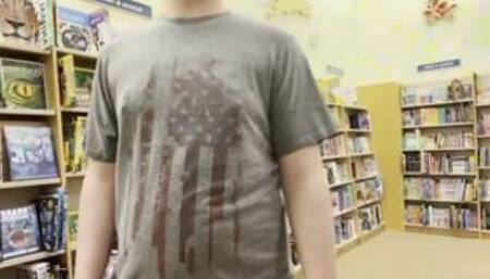 GETTING NAKED AND CUMMING RIGHT NEXT TO PEOPLE AT BARNES & NOBLE (FREE VERSION)