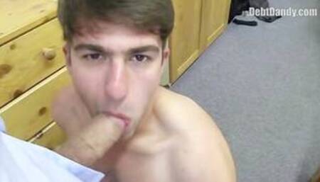 DEBT DANDY 256 - Nerdy Dude With Glasses Pays His Debts With His Ass