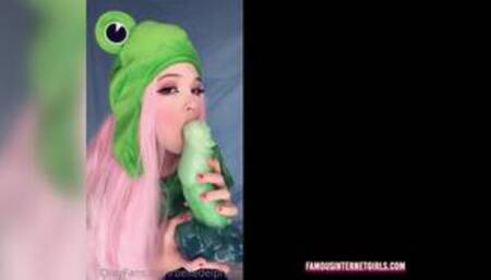 Belle Delphine Onlyfans Froggy Nude Dildo Suck Video Leaked
