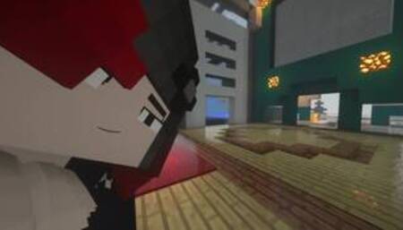 Minecraft Jenny mod created by Alice and the game is frozen