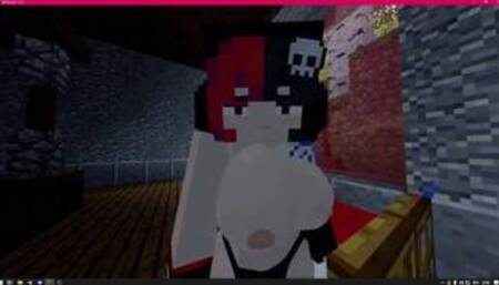 Minecraft Sex Mod #2 hot Cuckolding and Findom with Ellie (She stole diamond)