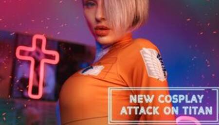 Kinky Dope Cosplay sex scene based on the Attack on Titan manga