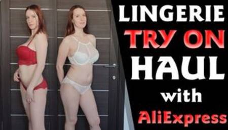 SPICY LINGERIE TRY ON HAUL with ALIEXPRESS