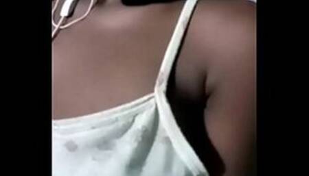 Negrita arrecha takes me out by video call whatsapp part 2