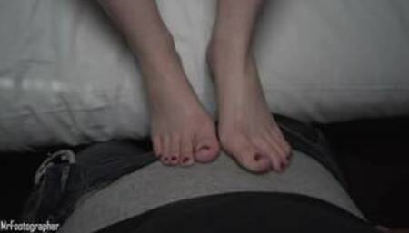 Her Sweet Feet 4k Footjob Cumshot Abby Adams