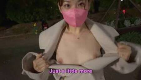 試着室オナニーから裸コートで公園露出デート！中出しSEXでドアップまんこから溢れる精子が激エロ♡RYO＆YUU♡素人カップル/歳の差/10代/スタイル抜群/JD/English subtitles