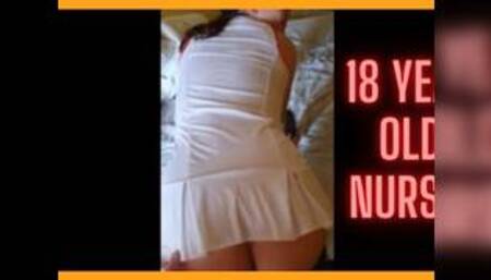 18yo naughty nurse bent over and fucked