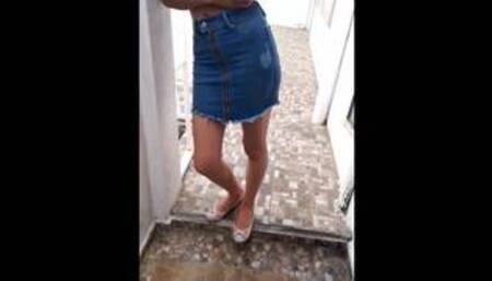 ENCONTRE a mi CUÑADA MEXICANA SOLA en CASA y TERMINAMOS COGIENDO