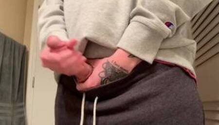 Rough masterbating session solo male stoned wanting sex touches himself