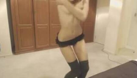 miss alice dancing striptease very hot