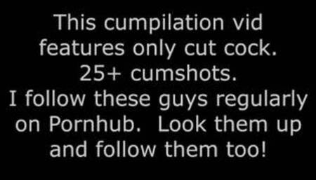 Only cut cock cumming! 25+ cumshots. My fav Pornhub stars.