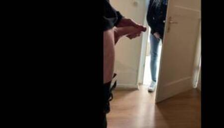 caught by my neighbor jerking me off