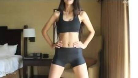 19 y/o delightfulhug mfc works out her tight asian body