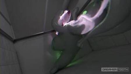 HORNY GOODRA LIGHTS UP ROOM WITH HIS THICK GLOWING CUM [POKEMON]