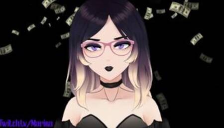 Findom Vtuber makes you send money and get off - JOI - Preview
