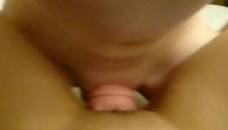 Fleshlight insertion fuck through pussy