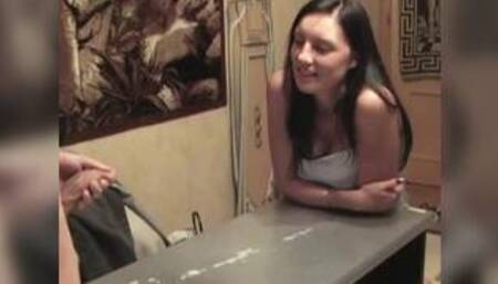 jerk off in front of girlfriend - CFNM