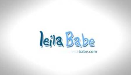 Busty blonde MILF strips off on balcony