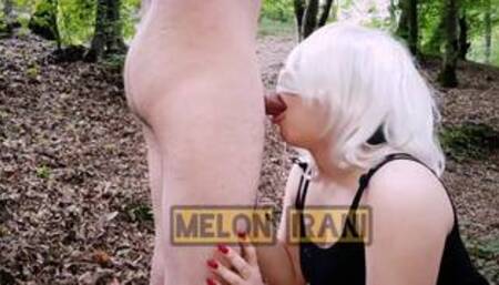 ملون ایرانی تو جنگل بالاپایین اش یکی شد /Persian girl deepthroat & facefuck in Jungle (Nature Fuck)