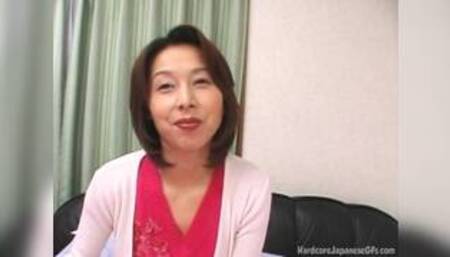 Cute POV asian MILF pussy toyed