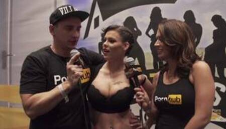 VITALY ZD AT AVN 2016 WITH PETA JENSEN AND KEIRAN LEE INTERVIEWS