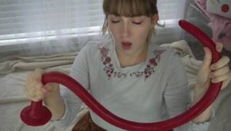 My Longest Deepthroat Ever! 33+ inches