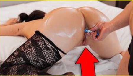 first-time ASIAN PUSSY... first-time SQUIRT! (fresh EXCHANGE STUDENT gets USED!)