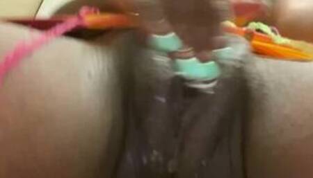 Teen in Small Dress Gets one off at Restaurant in Miami