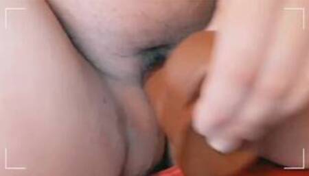 Dripping Wet Pussy from Dildo
