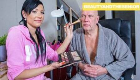 65 yo Citizen Hammers Makeup Artist