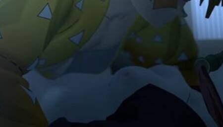 UNCENSORED Demon Slayer NEZUKO X ZENITSU -Hentai Waifu World