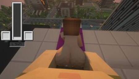 minecraft Jenny | pier city Sunset sex moon blowjob