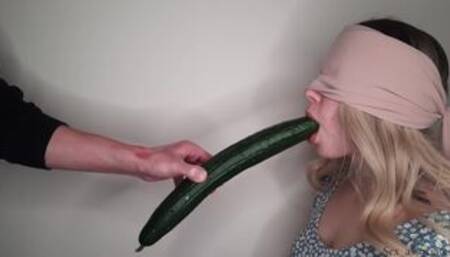 A game of taste. My best friend tricked into sucking my dick and swallowing cum