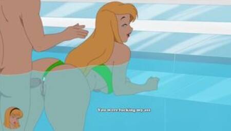 Ass fuck in the swimming pool milftoon drama