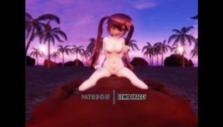 Genshin Impact - Mona Pjanoo & Cowgirl [VR 4K UNCENSORED HENTAI ]