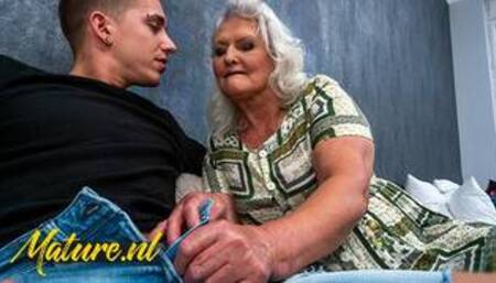 Hairy Granny Juliene Is Begging For a Creampie From Her Toyboy