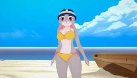 (3D Hentai)(Furry)(Zootopia) Sex with Judy Hopps