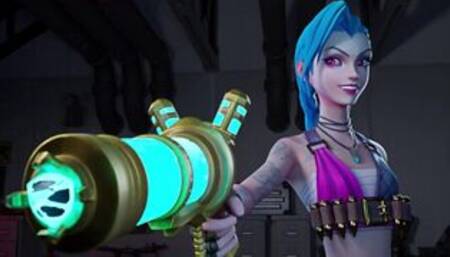 Hentai 3D uncensored Redmoa Jinx Blowjob