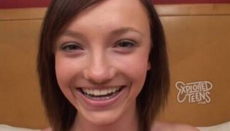 Super-petite teen that weighs 87 lbs stars in this amateur porn