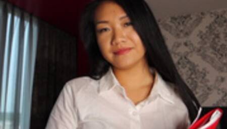 My Hot Asian Assistant Gets Fucked For A Raise ????????????