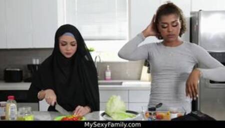 Fucking my sexy muslim stepdaughter