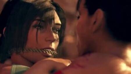 Hentai 3D uncensored Lara Croft X Sheva alomar Africa detour